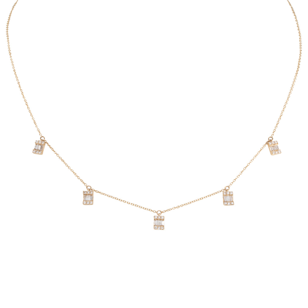 Yellow Gold Diamond Necklace