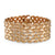 Wide Vintage Gold Bracelet