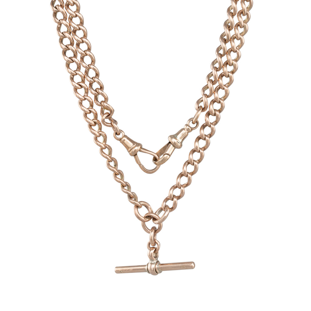 Antique 9ct Rose Gold Albert