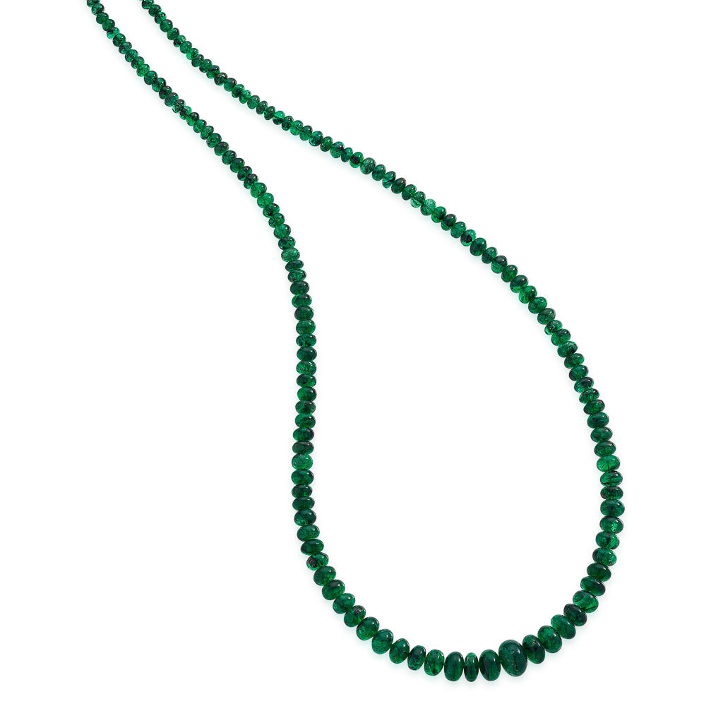 Strand of Emerald Beads