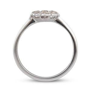 A Diamond Cluster Ring