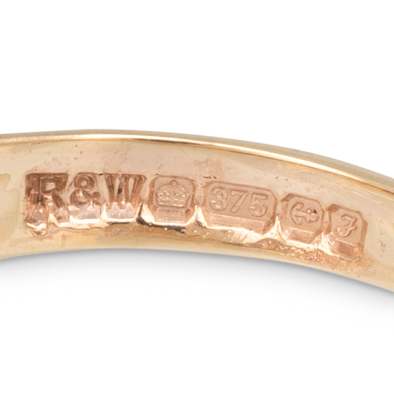 A Ruby Gypsy Set Ring