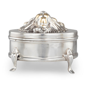 A Silver Cat Trinket Box