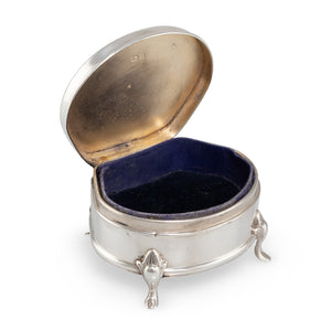 A Silver Cat Trinket Box