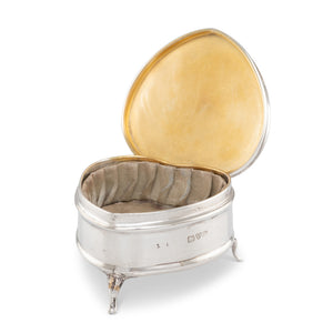 A Silver Heart Trinket Box