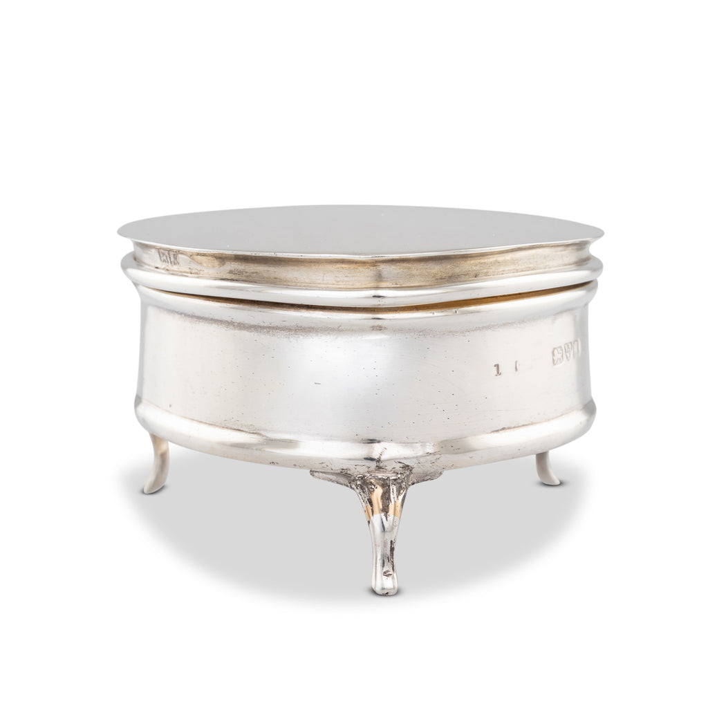 A Silver Heart Trinket Box