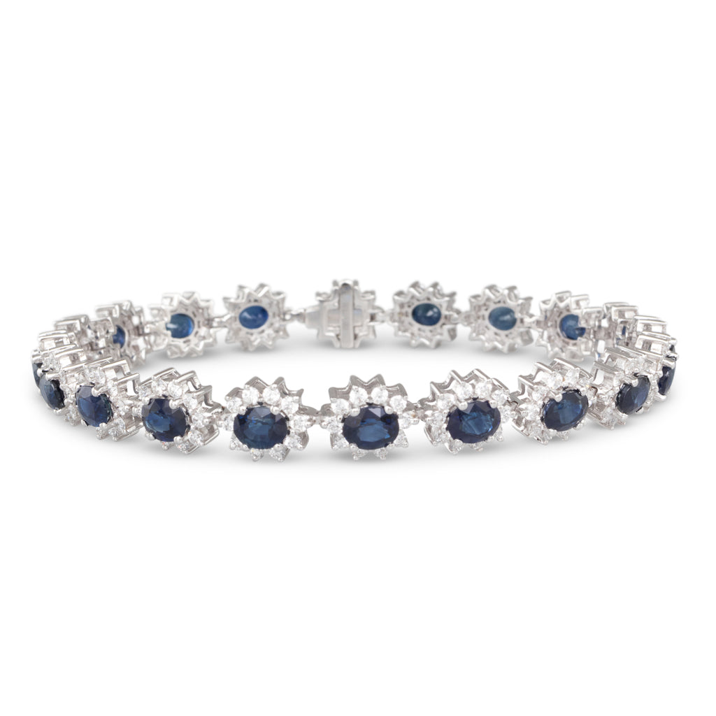 Sapphire and Diamond Bracelet