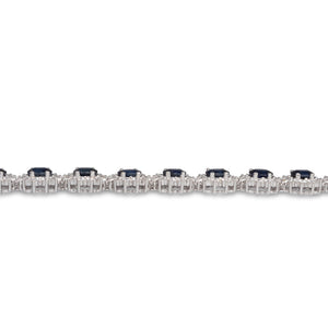 Sapphire and Diamond Bracelet