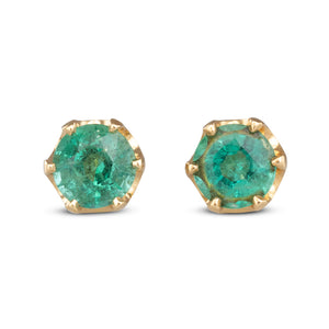 Emerald Stud Earrings