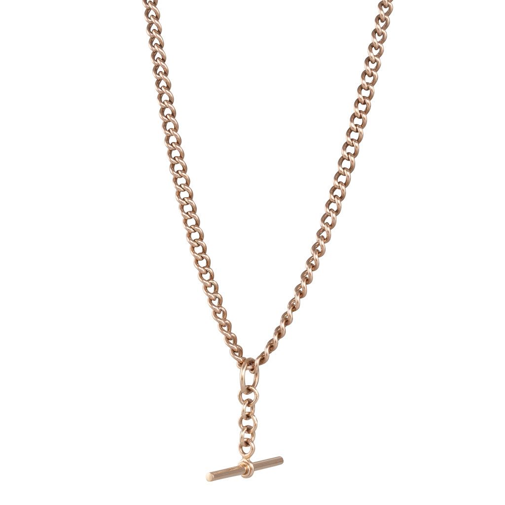 Rose Gold Albert Chain