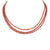 Three Strands Orange Sapphire