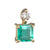 Emerald and Diamond Pendant