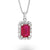 Ruby and Diamond Pendant