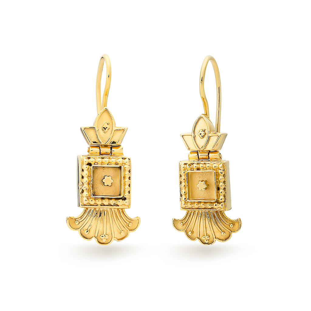 Victorian Gold Earrings
