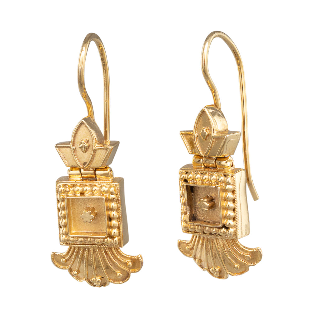 Victorian Gold Earrings