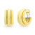 Wide Gold Hoop Earrings