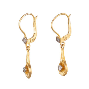Diamond Drop Earrings