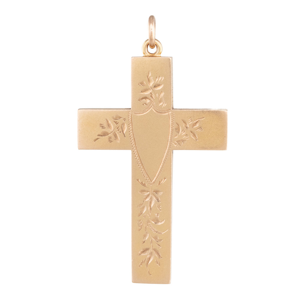 An Antique Gold Cross
