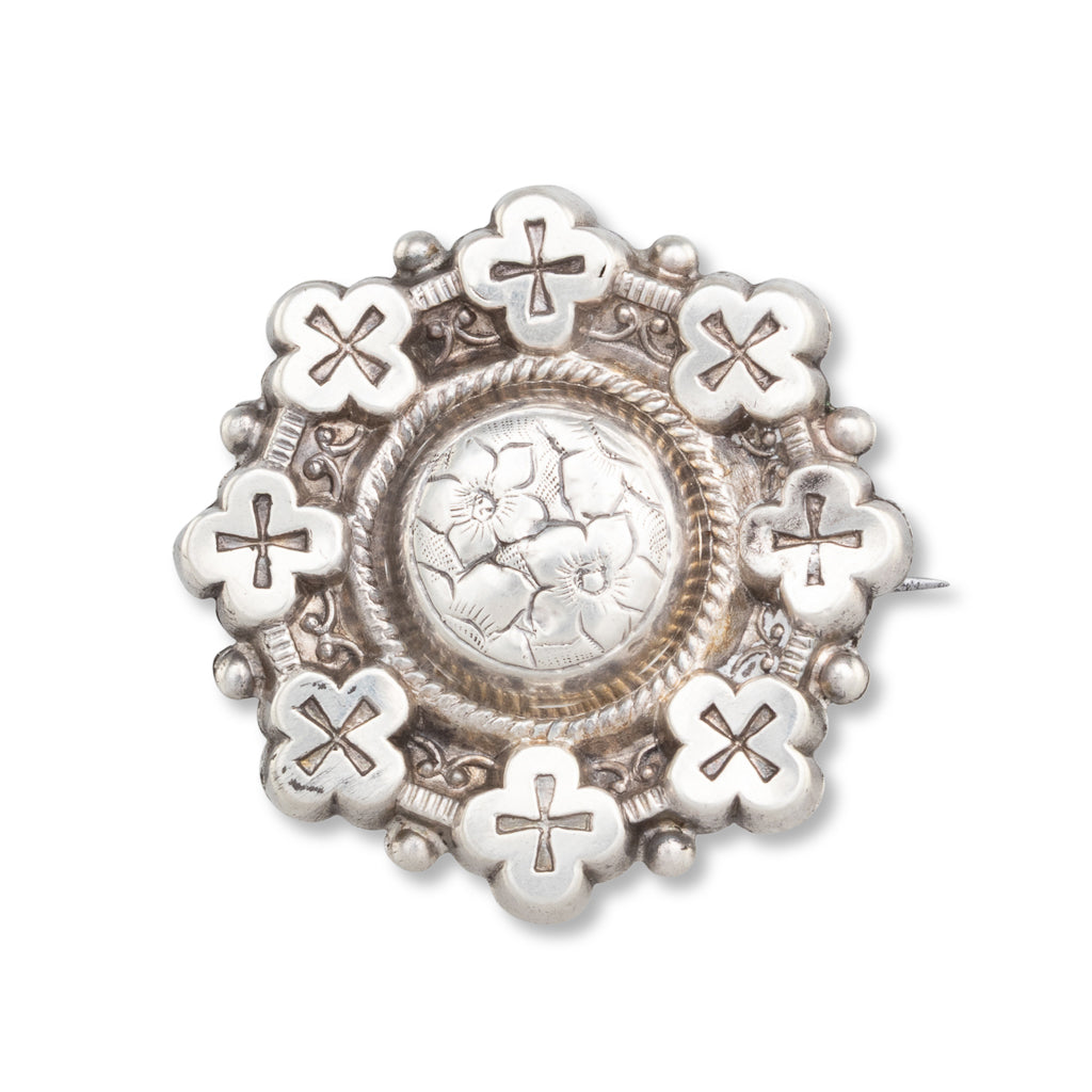 Victorian Silver Brooch