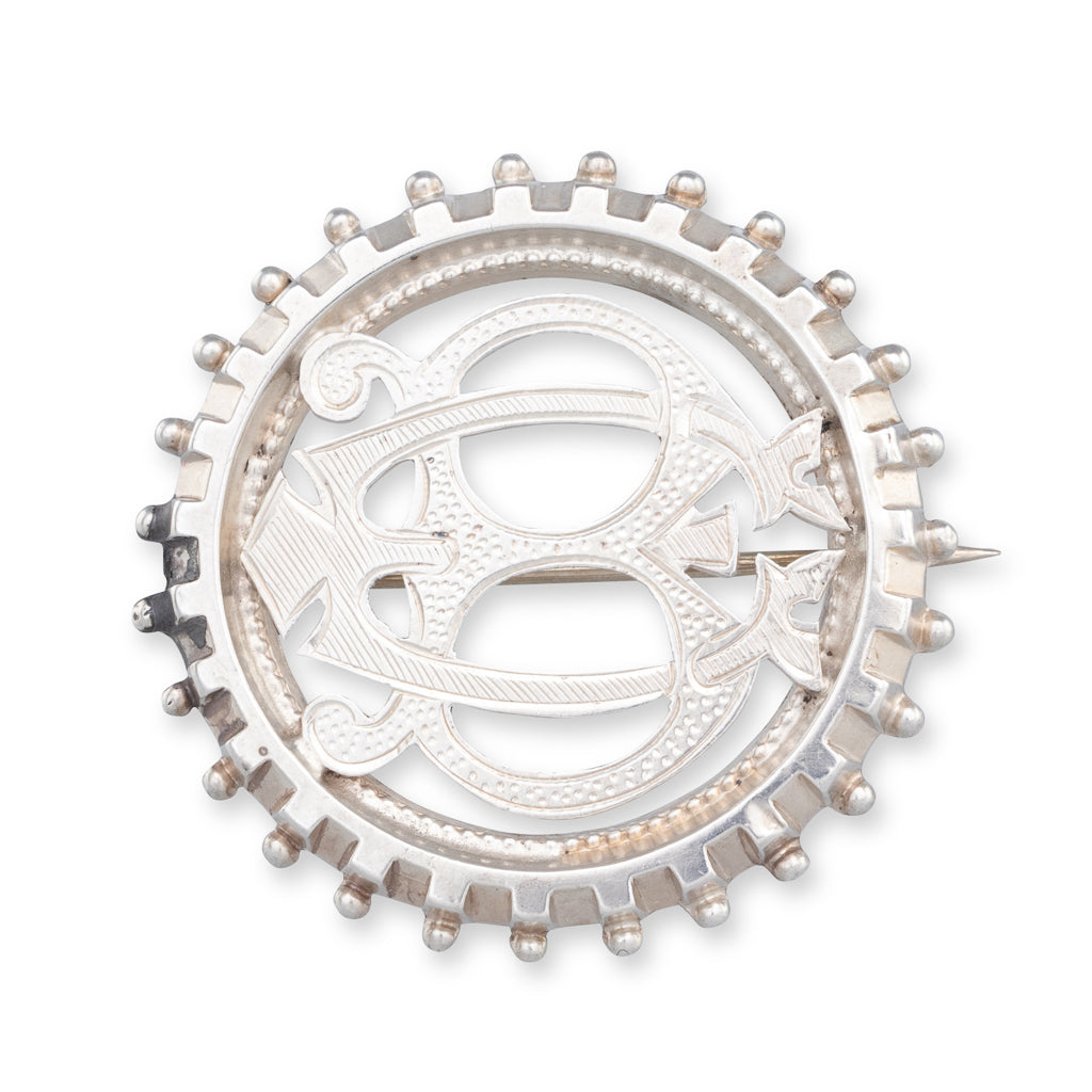 Victorian Monogram Brooch