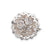 Victorian Floral Silver Brooch