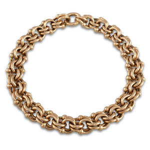 Fancy Link Gold Bracelet