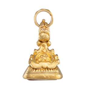 Yellow Gold Antique Carnelian Seal