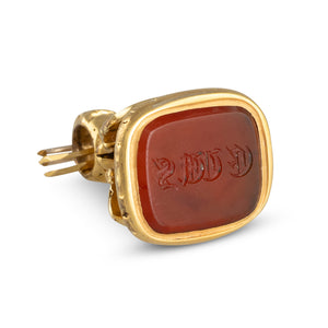 Yellow Gold Antique Carnelian Seal