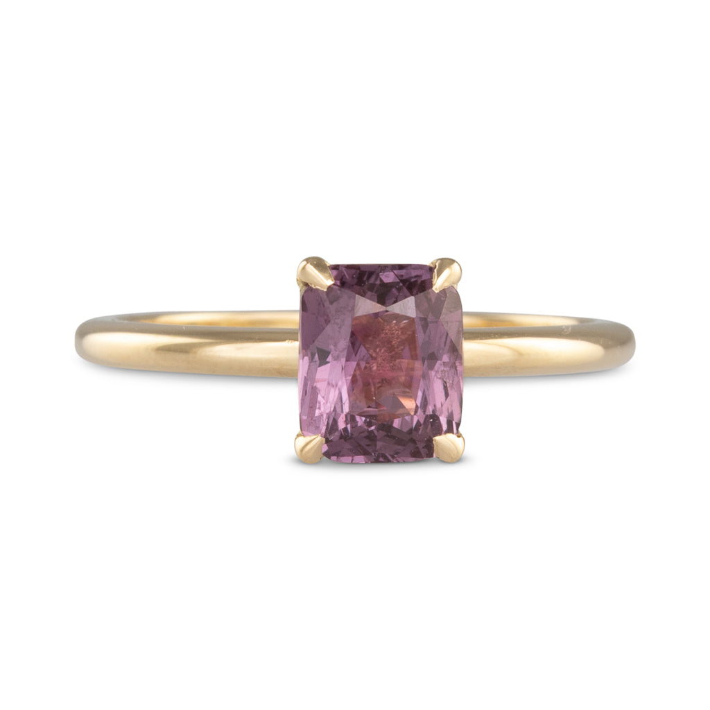 Purplish Pink Sapphire Ring