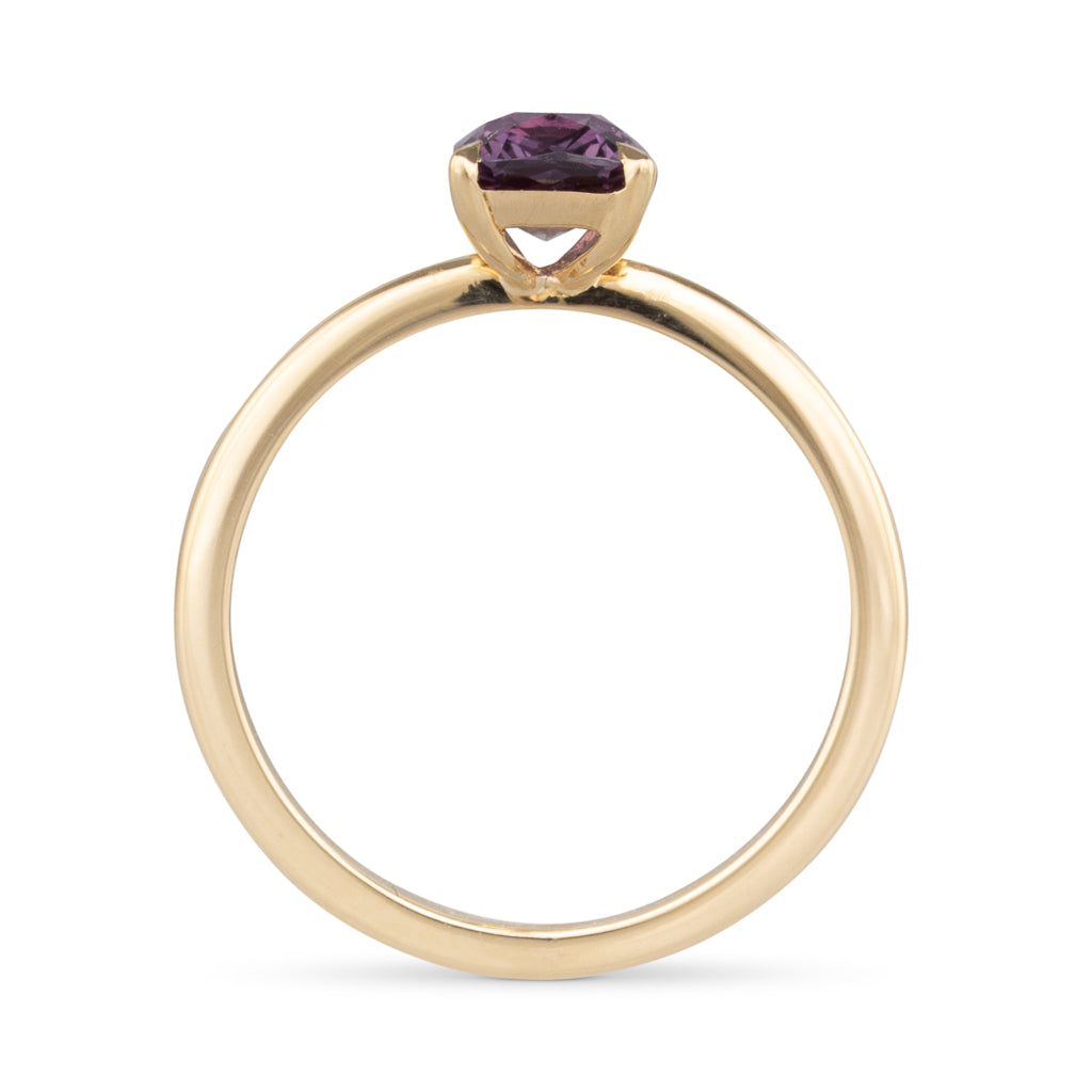 Purplish Pink Sapphire Ring