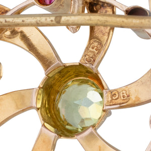Edwardian Pinwheel Brooch/Pendant