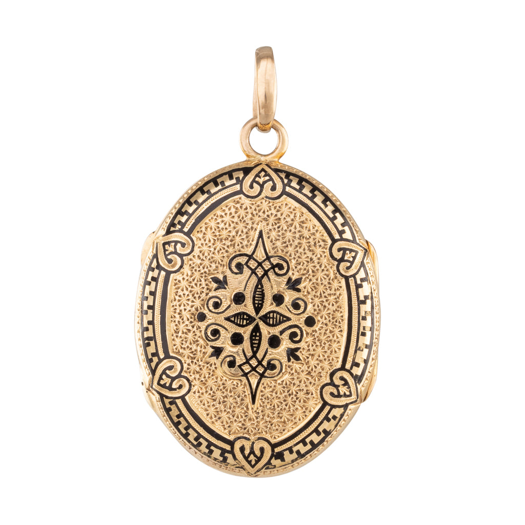 Antique French Enamel Locket