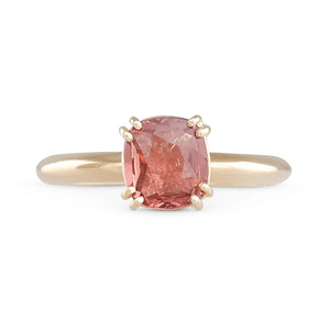 Orange Sapphire Solitare
