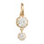 Old Cut Double Diamond Pendant