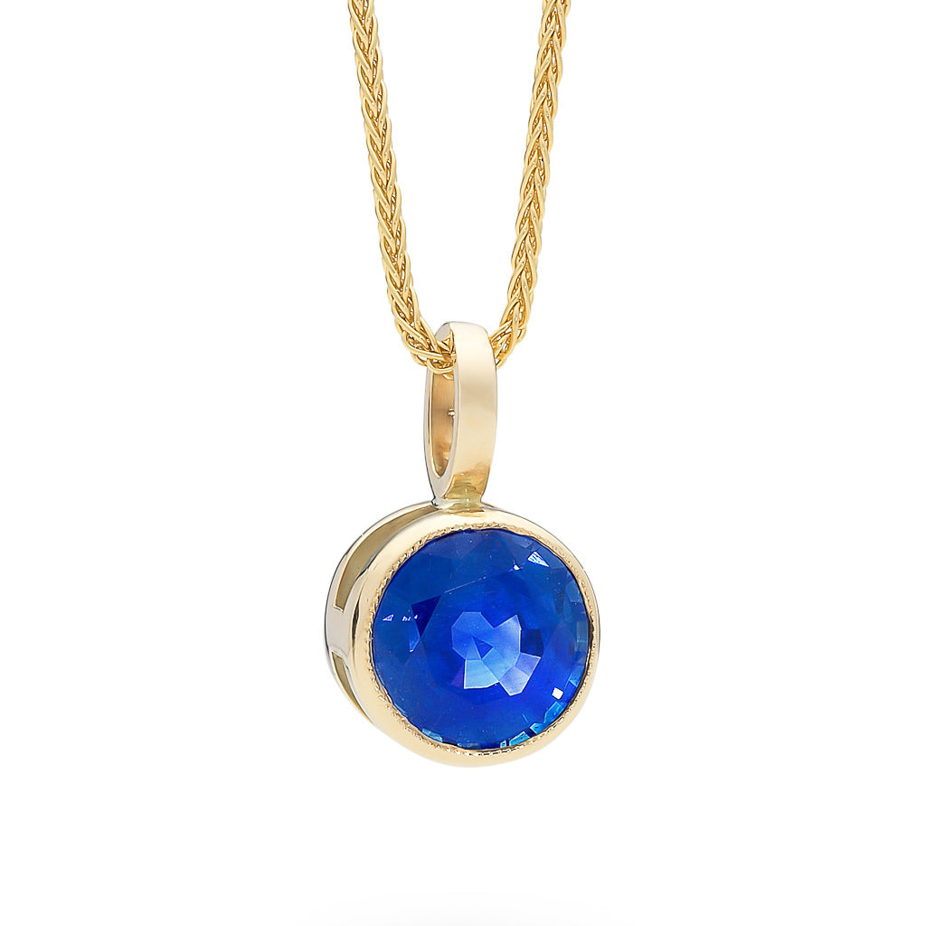 Sri Lankan Sapphire Pendant