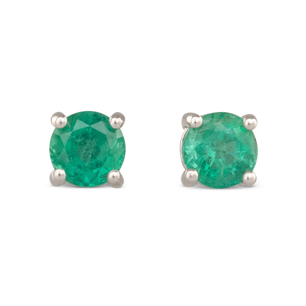 Emerald Stud Earrings