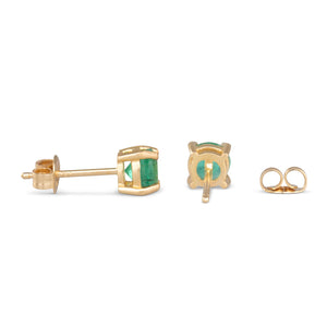 Emerald Stud Earrings