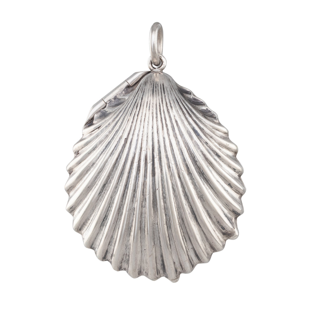 Silver Shell Locket