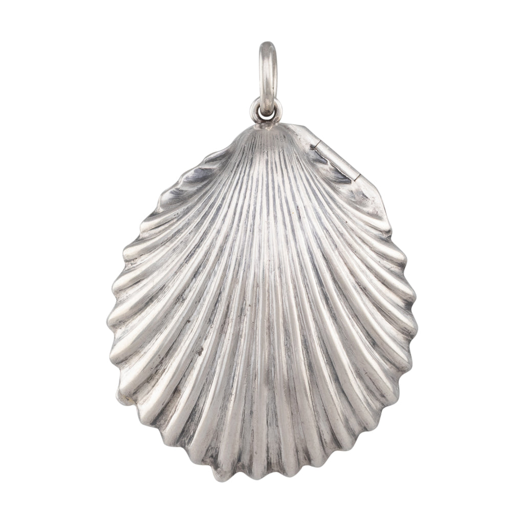 Silver Shell Locket