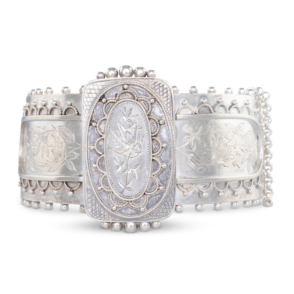 Victorian Silver Bangle