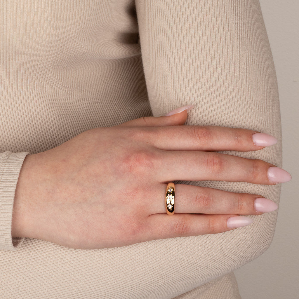 Diamond Gypsy Set Ring