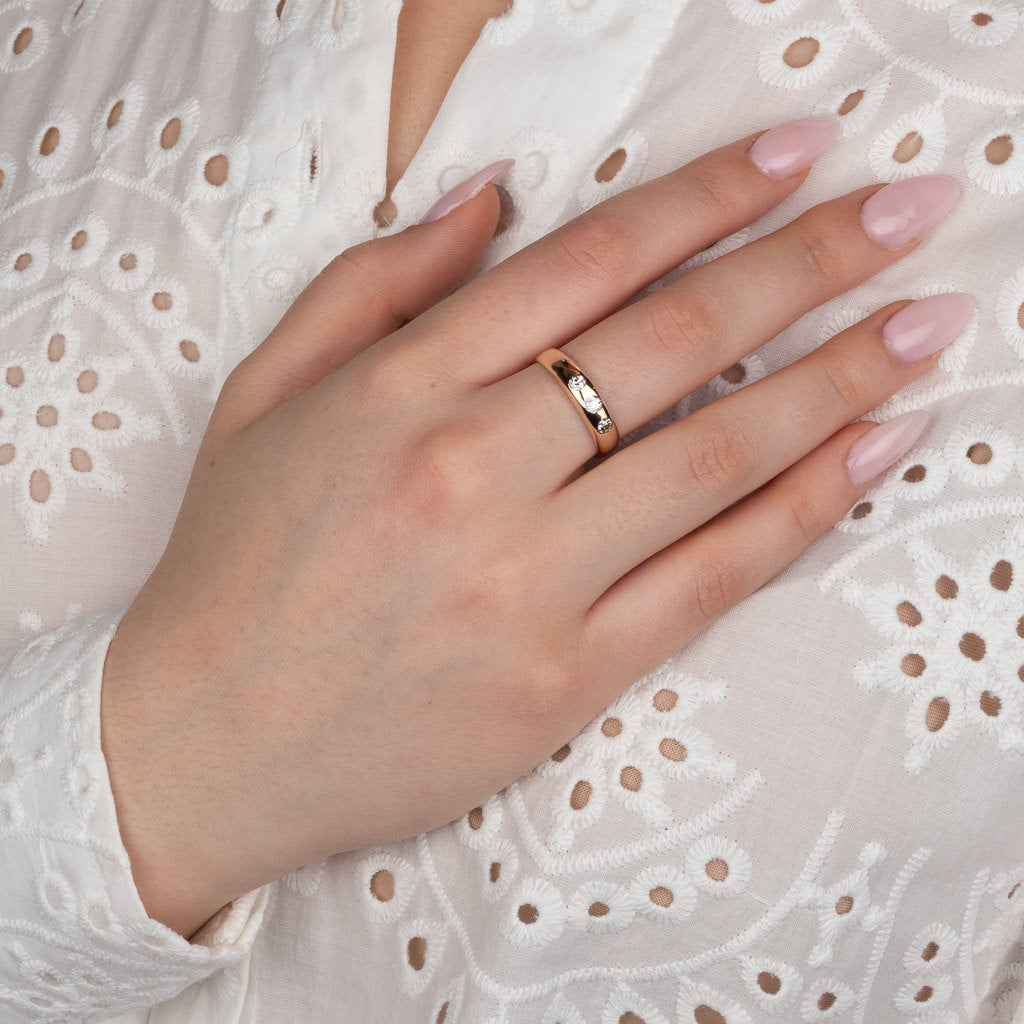 Diamond Gypsy Set Ring