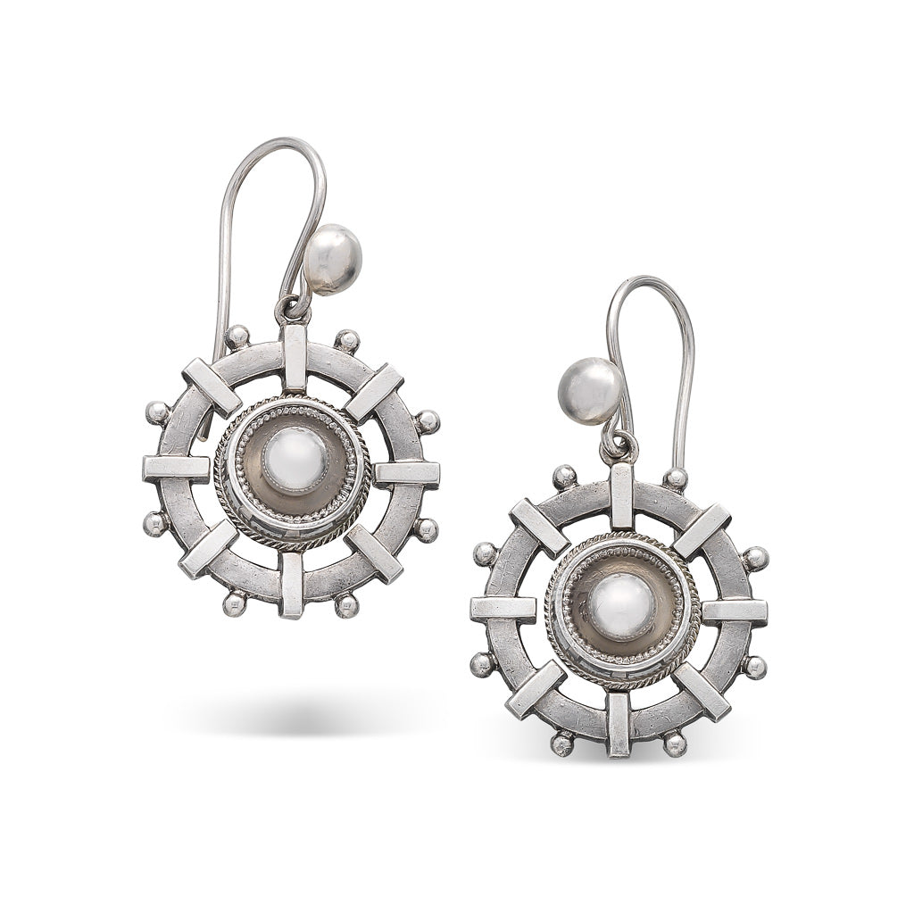 Victorian Silver Earrings