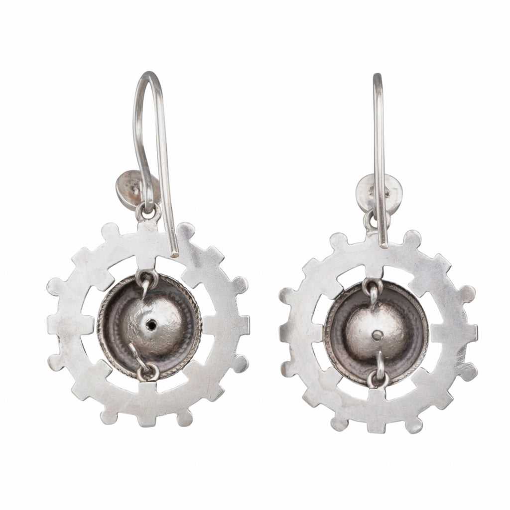 Victorian Silver Earrings