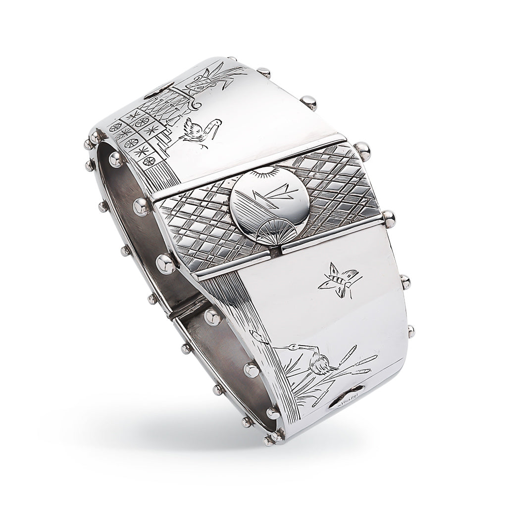 Victorian Silver Bangle