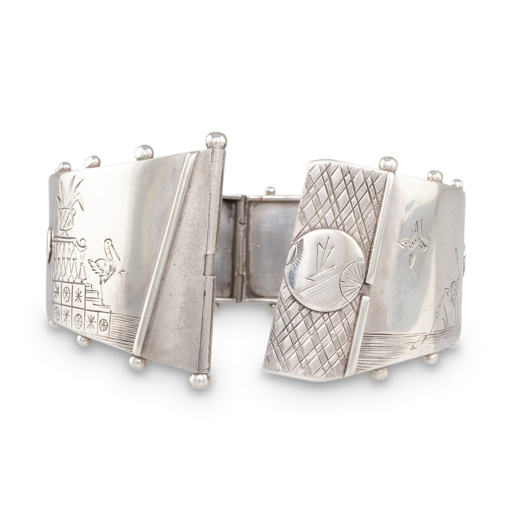 Victorian Silver Bangle