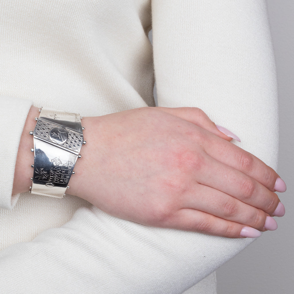 Victorian Silver Bangle