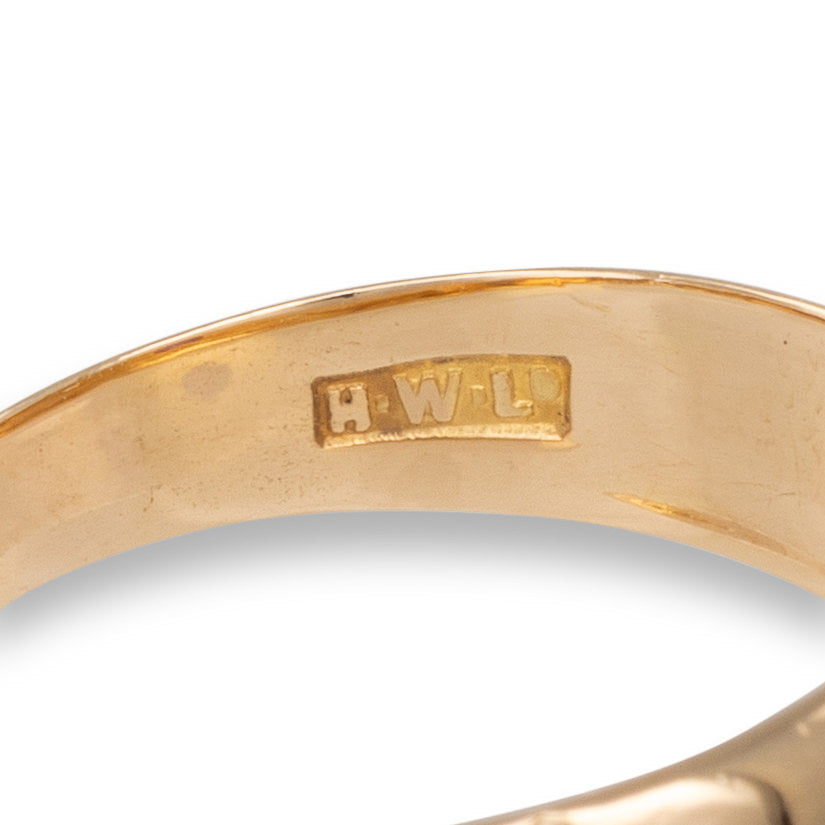 Ruby and Diamond Gypsy Set Ring