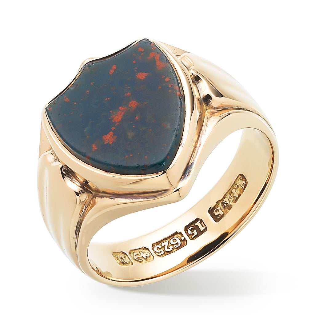 Bloodstone Signet Ring
