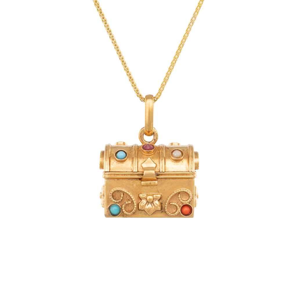 French Treasure Chest Pendant